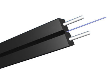 Enige de Vezel Optische Kabel van de wijzeftth Daling met Staaldraad/FRP-Sterktelid