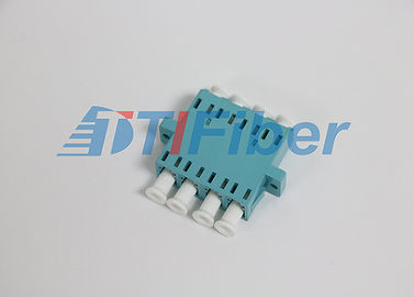 Vierlingstijl LC/PC-vezel optische adapters, de Plastic koppeling van de vezel optische kabel