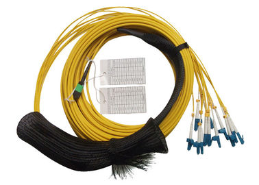 De vlakke/Ronde kabels van het de vezel optische flard van MPO/MTP-voor 12core-de Kabel van de Lintvezel
